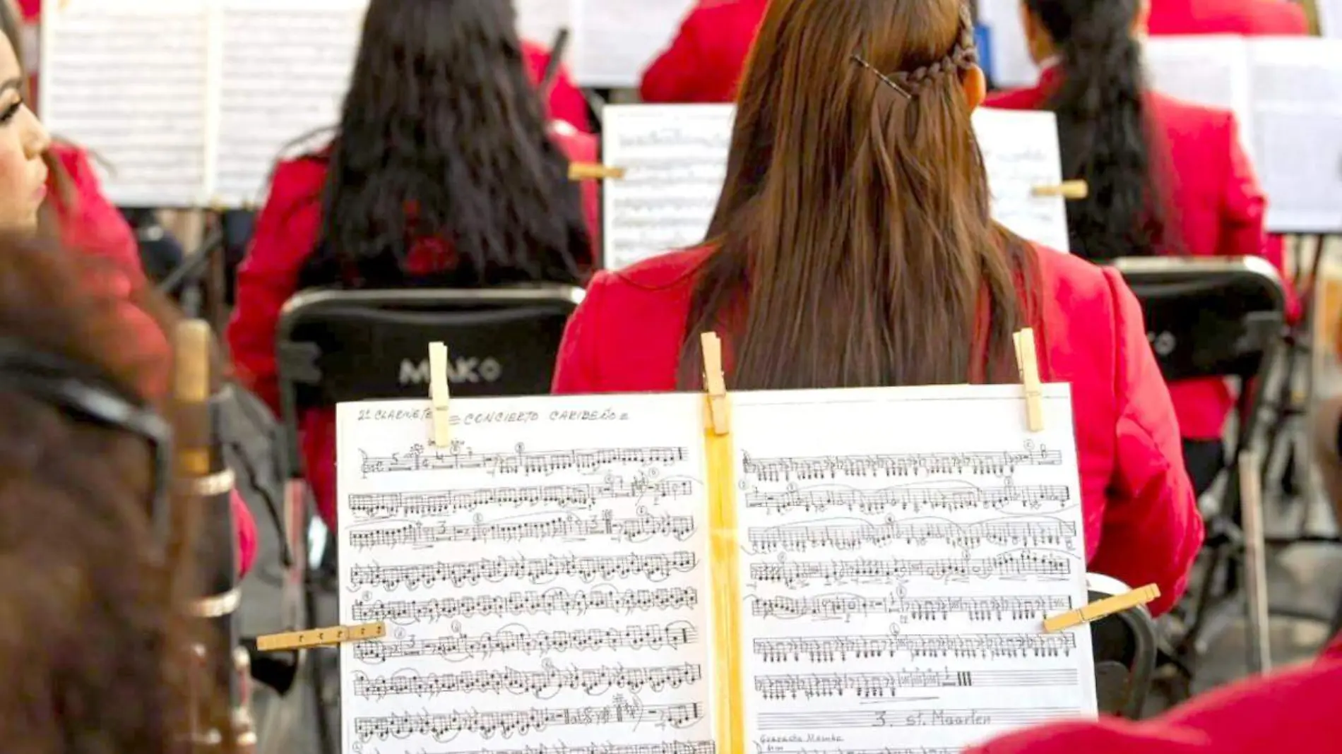 Integrantes de la Banda Sinfónica del Estado de Zacatecas